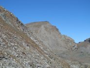 L'Ivertaz visto dall'insellatura q. 2798