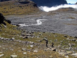 Ultima rampetta sotto il bivacco