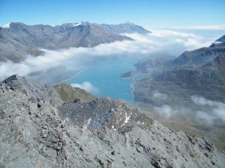 il lago dalla cima