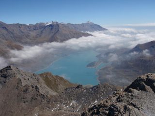 il lago dalla cima