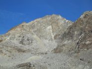 Centrale di Valeille-canalino di discesa visibile sulla sx