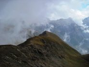 La nostra meta dal colletto della Borra