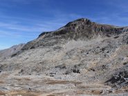 12 - versante Ovest del Pic du Diable, si passa su cenge e placche rocciose poco inclinate