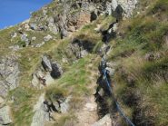 Salita al Mont Roux, completamente attrezzata