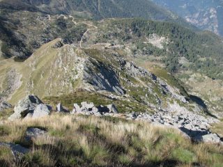 Cresta di discesa al Col Giassit