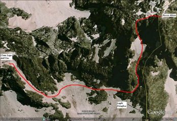 ultimo tratto della gita con canale finale