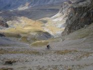 i tornanti nella parte alta del Vallone del Maurin