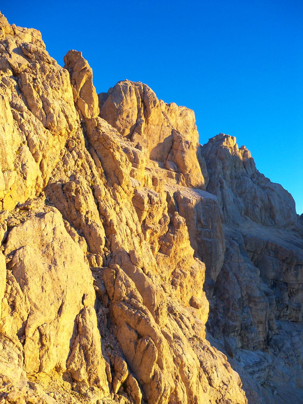 Tramonto sulla vetta centrale