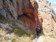 sul sentiero di discesa