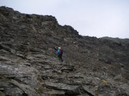 rampa che porta in vetta