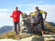 Carlo e Corrado in cima al Gemello meridionale mt. 2474