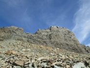 gli sfasciumi sotto la vetta