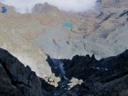 Lago Chiaretto e Lago Superiore a sn.