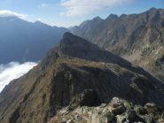 Dalla vetta, la Punta Fenestrelle