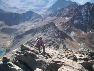 ultimi passi prima della vetta