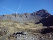 La cresta di salita e la vetta