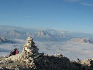 dalla vetta verso Antelao e Dolomiti
