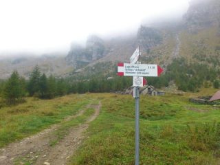 segnaletica all'alpe Valle