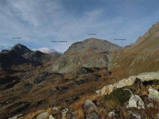In vista della cima