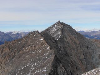 15 - Dal Monte Platasse vista sulle Rocce del Rouit e la Rognosa del Sestriere
