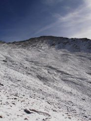 08 - affrontando il pendio finale innevato