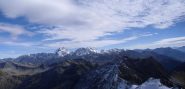 panorama dalla vetta verso il Grand Combin.... Velan etc....