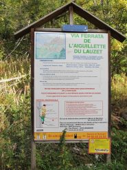 Pannello descrittivo (itineraire facile mais tres long) 