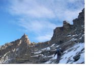La P.Foura' e gia' al sole..qui dai pendii sotto la Mare Percia