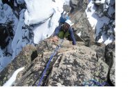 Carlo..sul torrione tra vetta massima e la croce.