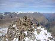 cresta verso l'anticima  ovvero cima escursionistica.