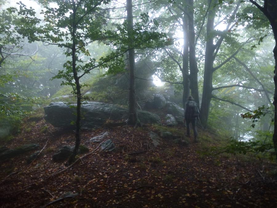 sotto la pioggia arrivo alla punta cumbasere
