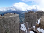 In basso Sansicario e Sestriere