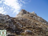 pochi metri sotto la punta