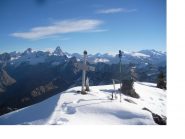 Il Cervino e il Rosa dalla Becca di Luseney..