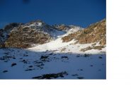  La nord della Luseney dal ghiacciaio..e ormai solo piu' roccia.