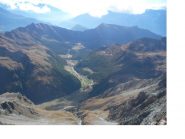 L'alto vallone di St.Barthelemy dalla Becca d'Arbiere