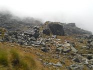 l'alpe Balma utilizzata come campo base