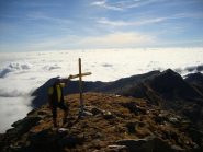 in vetta al Monte Giavino mt. 2764