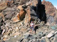 fine canalone inizio cresta