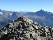 Vetta e Pizzo Scalino sulla destra