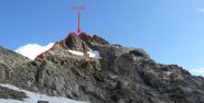 Percorso dal Colle di Brocan alla vetta