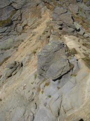 L'inizio del canale di discesa verso il Gran Piano