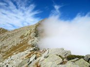 I cumuli dal Biellese si schiantano contro il Cresto