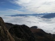Anche il Monviso si fa vedere...