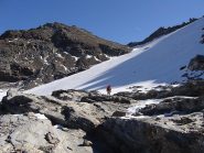 il ghiacciaio e la punta ferrand