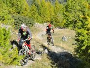 Tratto di sentiero verso il Fromage