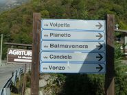 Partenza prima del ponte - Via Volpetta
