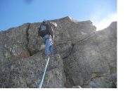 A dx la fessura della Dulfer..