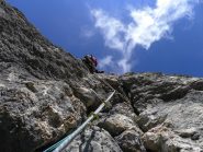 verso la prima cengia