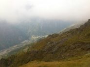 vista su Riva Valdobbia dal colle Vallè